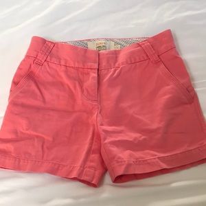 J. Crew Classic Twill Chino Shorts, Size 0